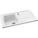 Abode Milford 1B & Drainer Ceramic Inset Sink - White Image 2