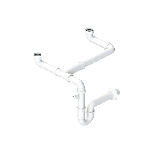 Abode Multi Bowl Pipework Kit - White Image 1