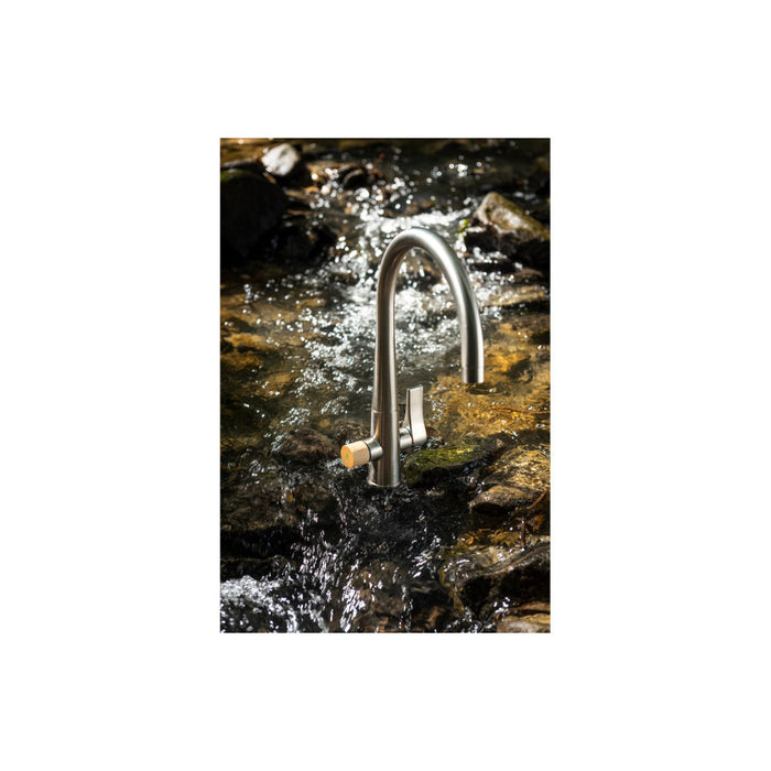 Abode Naturale Aquifier Mixer Tap - Brushed Nickel Image 6