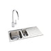 Abode Neron 1.5B Inset St/Steel Sink Tap Pack Image 12