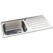 Abode Neron 1B & Drainer Inset Sink - St/Steel Image 2