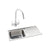 Abode Neron 1B Inset St/Steel Sink Tap Pack