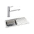 Abode Neron 1B Inset St/Steel Sink Tap Pack