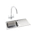 Abode Neron 1B Inset St/Steel Sink Tap Pack Image 1