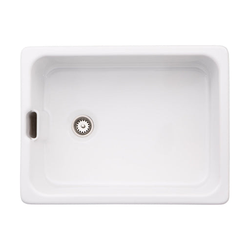 Abode New Belfast 1B Undermount Sink - White Image 1