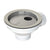 Abode Orbit Strainer Short Bolt Sink Waste - For St/Steel Sinks Image 1