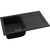 Abode Oriel 1B Inset Black Granite Sink Tap Pack Image 1