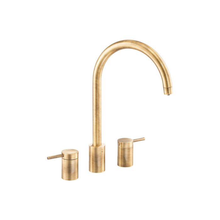 Abode Profile 4 IN 1 3 Part Tap & Proboil.4E Tank - Antique Brass Image 3