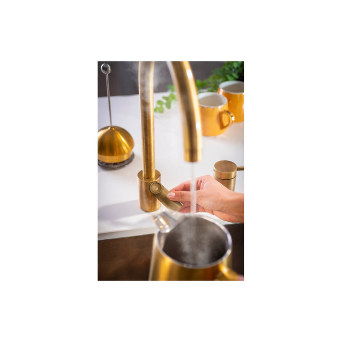 Abode Profile 4 IN 1 3 Part Tap & Proboil.4E Tank - Antique Brass Image 5