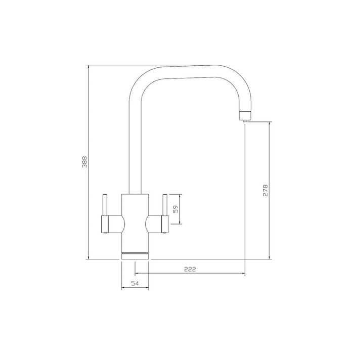 Abode Project 4 IN 1 Monobloc Tap & Proboil.4E Tank Image 12