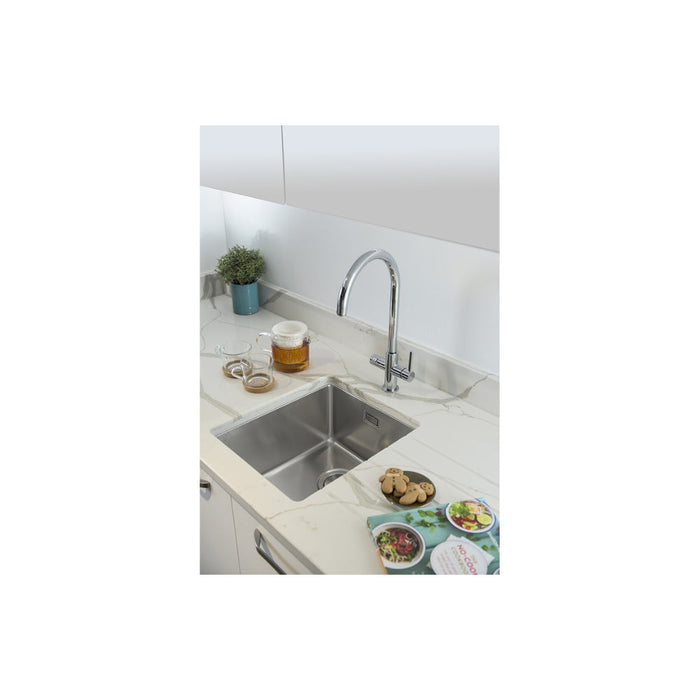 Abode Prothia 3 IN 1 Swan Spout Slimline Monobloc Tap Image 3