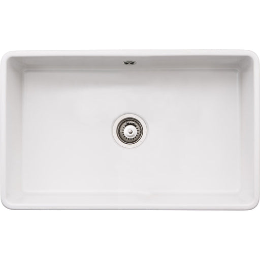 Abode Provincial Large 1B Undermount Sink - White Image 1