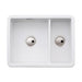 Abode Sandon 1.5B Ceramic Undermount/Inset Sink - White Image 1