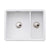 Abode Sandon 1.5B Ceramic Undermount/Inset Sink - White Image 1