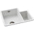 Abode Sandon 1.5B LH Ceramic Undermount/Inset Sink - White Image 2