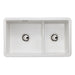 Abode Sandon 1.75B Ceramic Undermount/Inset Sink - White Image 1