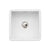 Abode Sandon 1B Ceramic Undermount/Inset Sink - White Image 1