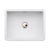 Abode Sandon Large 1B Ceramic Undermount/Inset Sink - White Image 1