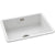 Abode Sandon Large 1B Ceramic Undermount/Inset Sink - White Image 2