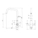 Abode Scandi-X 4 IN 1 Monobloc Tap Image 7
