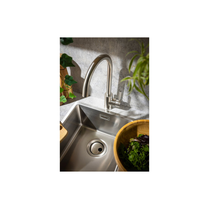 Abode Sway Single Lever Mixer Tap - St/Steel Image 4