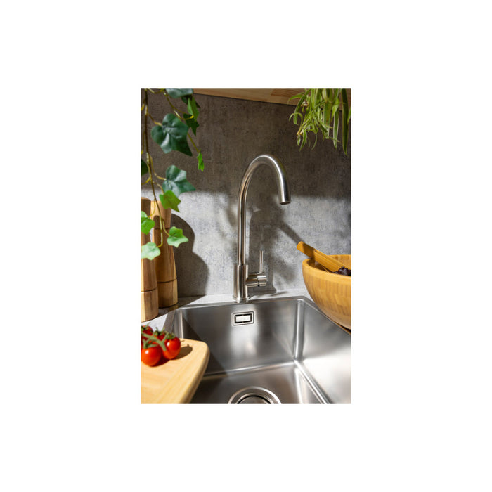 Abode Sway Single Lever Mixer Tap - St/Steel Image 5