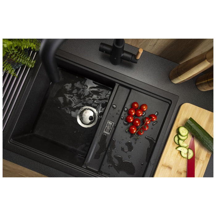 Abode Synchronist Compact 1.25B & Drainer Inset/Undermount Sink Image 14