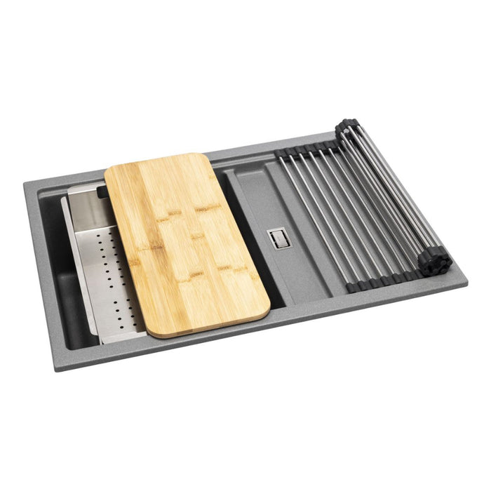 Abode Synchronist Compact 1.25B & Drainer Inset/Undermount Sink Image 7