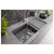 Abode Synchronist Large 1.25B & Drainer Inset/Undermount Sink Image 11