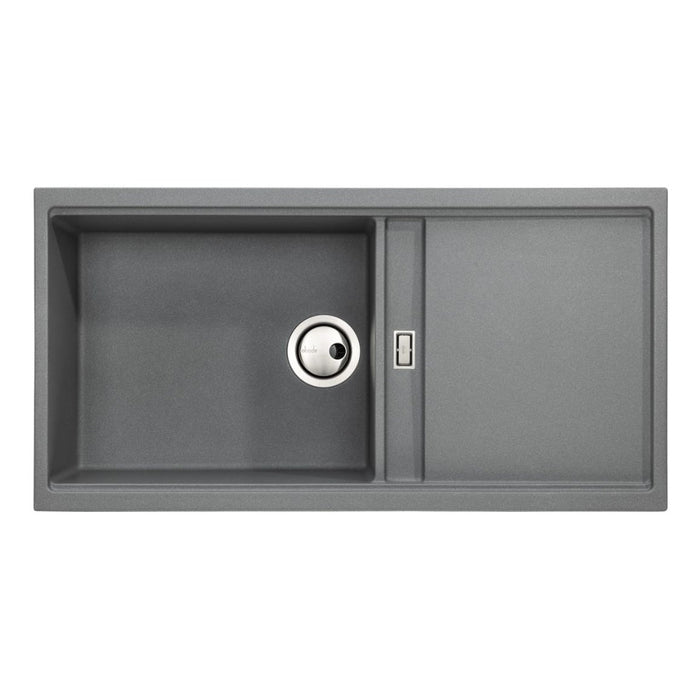 Abode Synchronist Large 1.25B & Drainer Inset/Undermount Sink Image 5