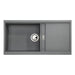 Abode Synchronist Large 1.25B & Drainer Inset/Undermount Sink Image 5