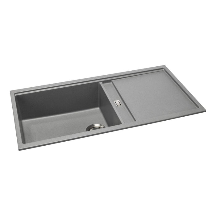Abode Synchronist Large 1.25B & Drainer Inset/Undermount Sink Image 6