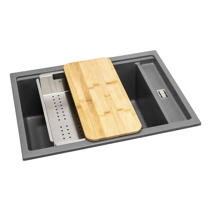 Abode Synchronist Large 1.25B Inset/Undermount Sink Image 7