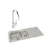 Abode Trydent 1.5B Inset St/Steel Sink Tap Pack Image 13