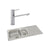 Abode Trydent 1.5B Inset St/Steel Sink Tap Pack Image 17