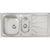 Abode Trydent 1.5B Inset St/Steel Sink Tap Pack Image 2