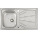 Abode Trydent 1B & Drainer Inset Sink - St/Steel Image 1