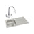 Abode Trydent 1B Inset St/Steel Sink & Tap Pack