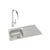 Abode Trydent 1B Inset St/Steel Sink & Tap Pack