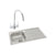 Abode Trydent 1B Inset St/Steel Sink & Tap Pack