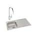 Abode Trydent 1B Inset St/Steel Sink & Tap Pack Image 12