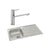 Abode Trydent 1B Inset St/Steel Sink & Tap Pack Image 16