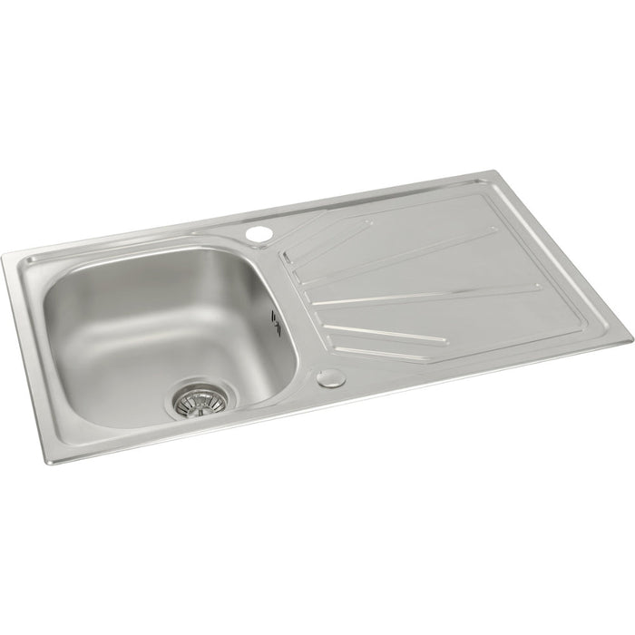 Abode Trydent 1B Inset St/Steel Sink & Tap Pack Image 3