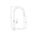 Abode Tubist Single Lever Mixer Tap w/Pull Out Image 7
