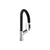 Abode Virtue Nero Mixer Tap w/Pull Out - Chrome Image 1
