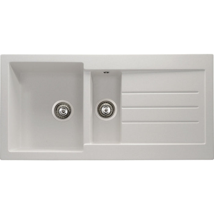 Abode Xcite 1.5B & Drainer Granite Inset Sink Image 1