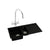 Abode Xcite 1.5B Inset Black Metallic Sink Tap Pack Image 1