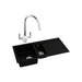 Abode Xcite 1.5B Inset Black Metallic Sink Tap Pack Image 9