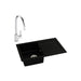 Abode Xcite 1B Inset Black Metallic Sink Tap Pack Image 13