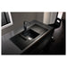 Abode Zero 1B & Double Drainer Granite Inset Sink - White Image 3